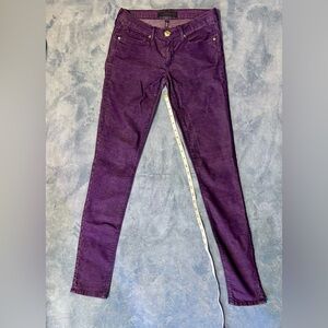 Juicy Jean Couture Corduroy Skinny Jeans